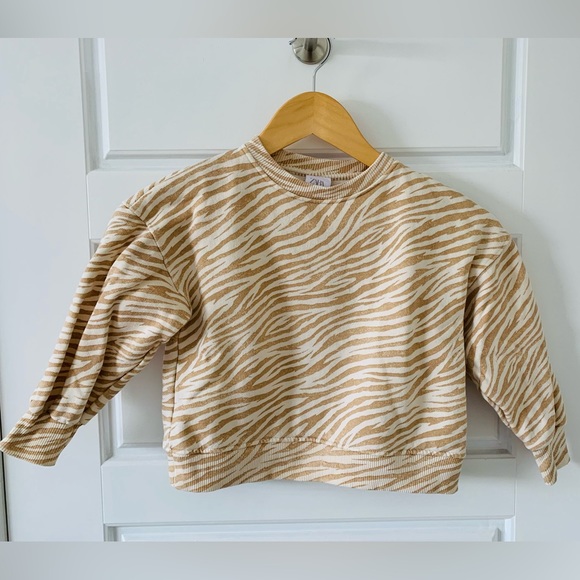 Zara sweatshirt -size 6 (fits more like 5T) - Picture 1 of 3